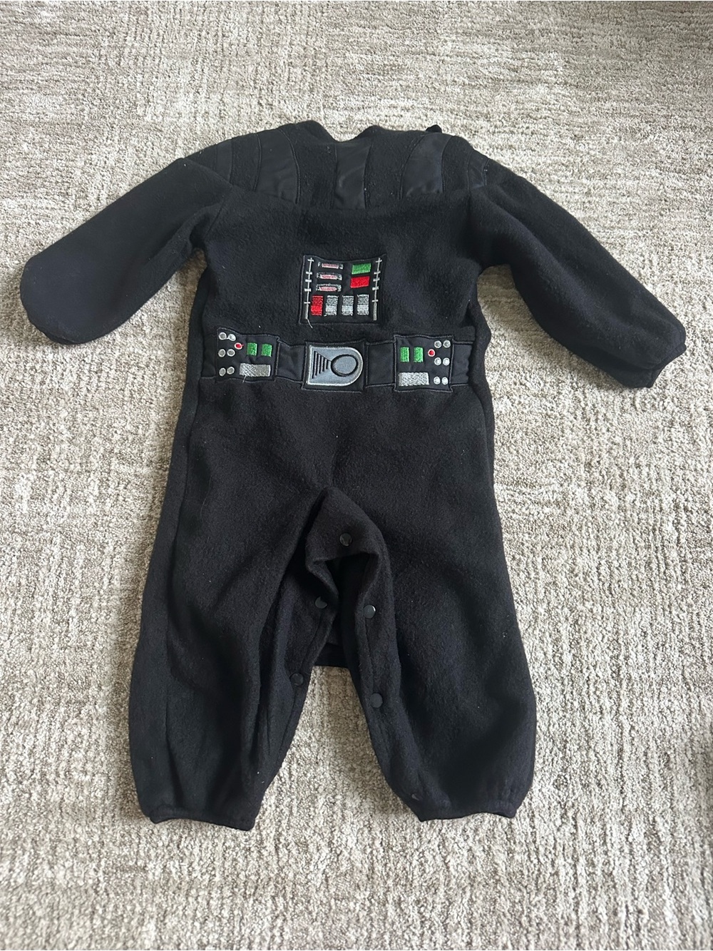 Baby Black Star Wars Inspired Darth Vader One-Piece Costume